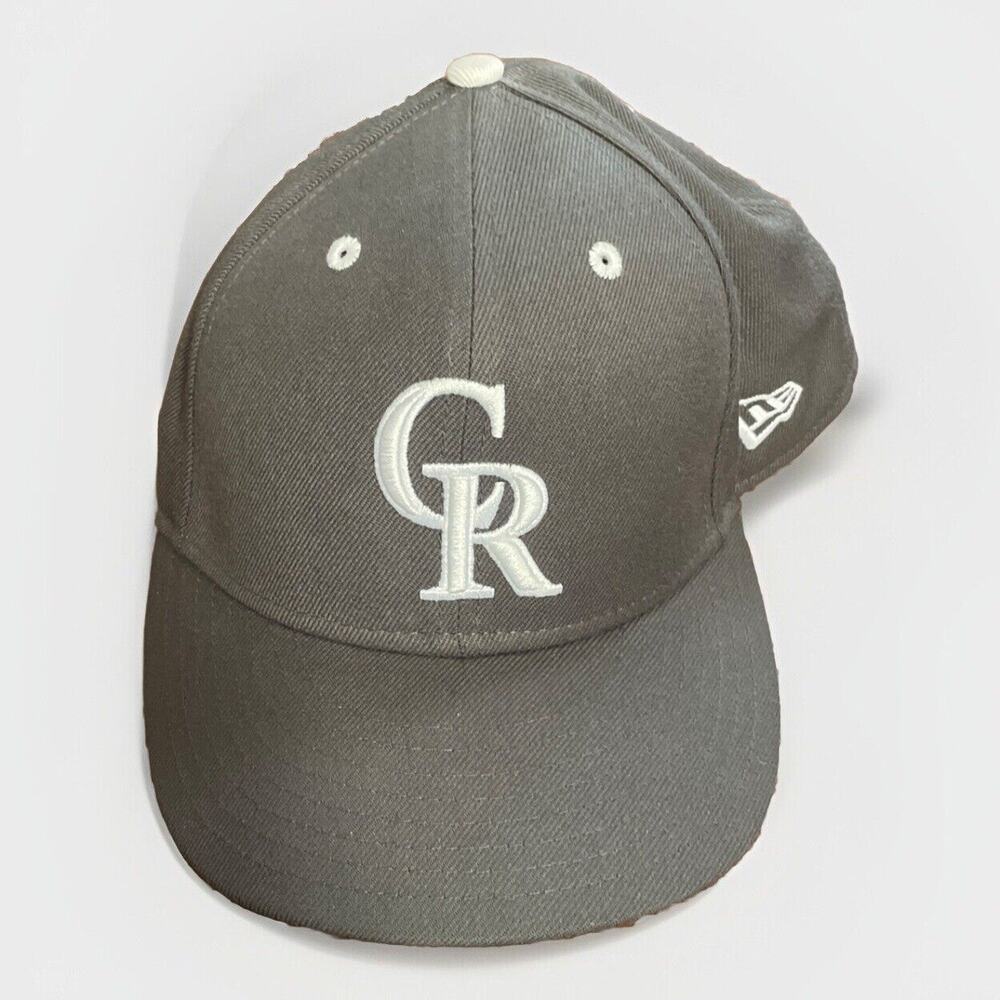 New Era 59FIFTY - Colorado Rockies -Fitted 7 1/4 -Gray Baseball Hat NEW w/o TAGS